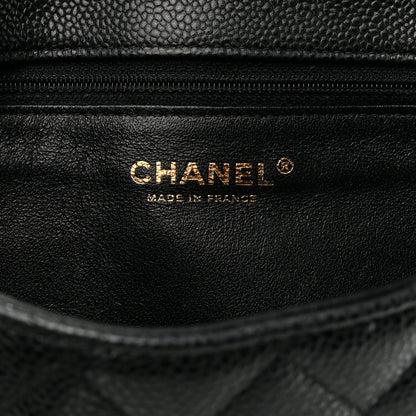 Chanel Caviar Quilted Flap Clutch Black 5 of 8