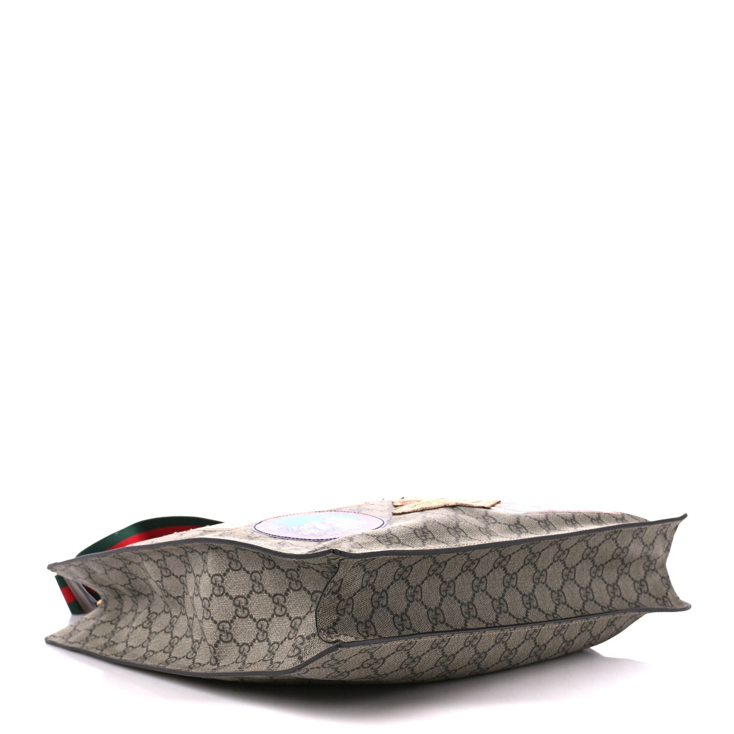 Soft GG Supreme Monogram Courrier Vertical Tote Beige New Acero