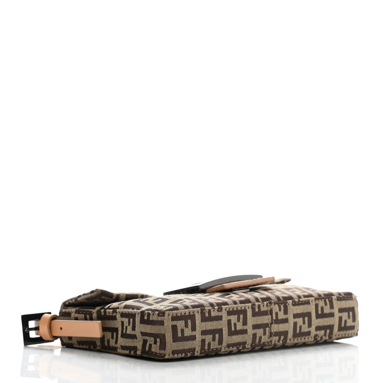 Fendi Zucchino Mini Baguette Beige 3 of 11