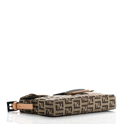 Fendi Zucchino Mini Baguette Beige 3 of 11