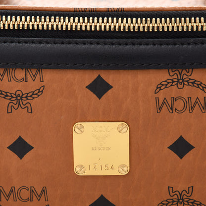 MCM Visetos Vanity Case Cognac Black 11 of 11