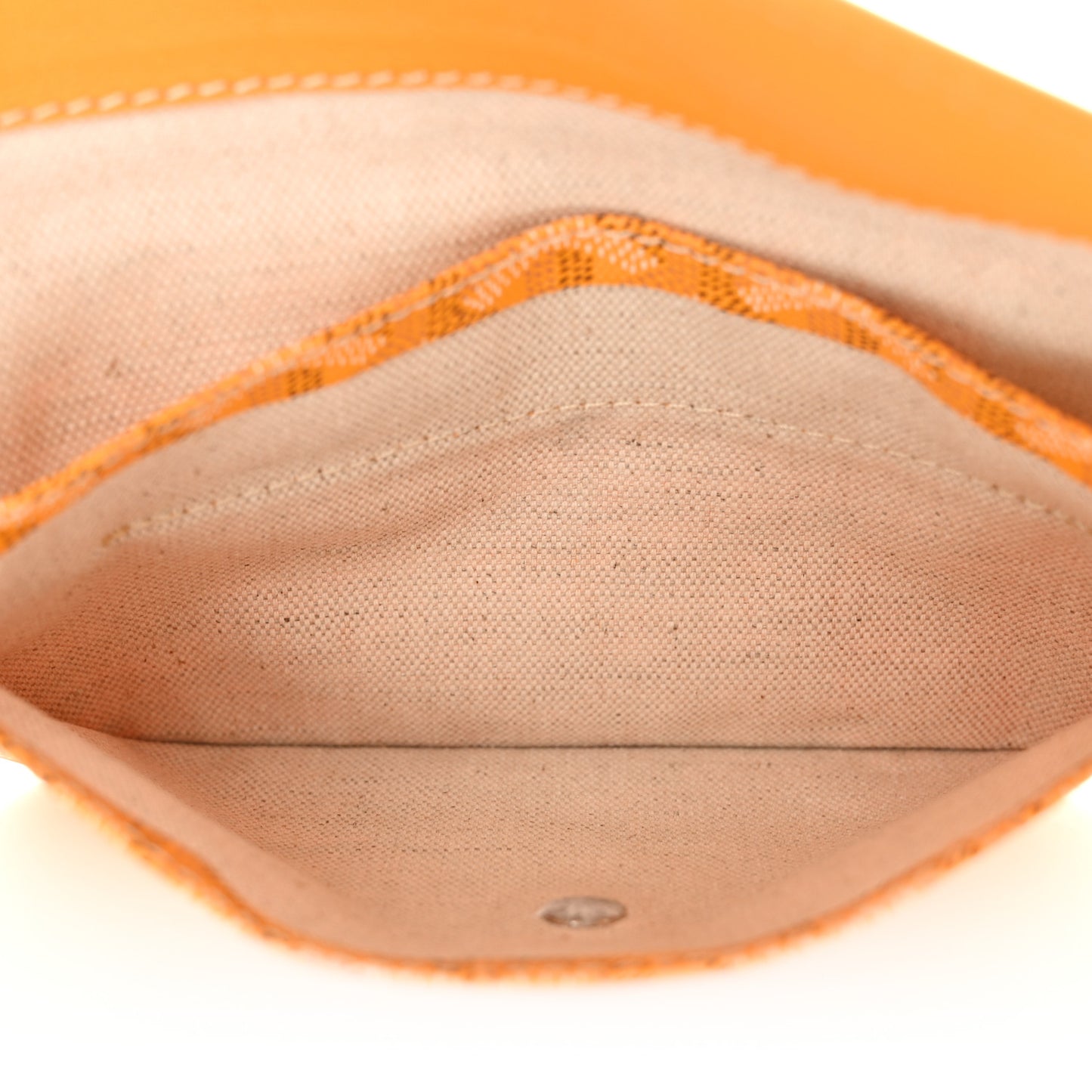 Goyardine Pouch Yellow