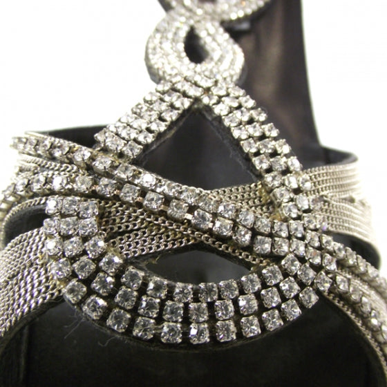 MANOLOBLAHNIKCrystalChainPutziHeels39.5NMExclusive
