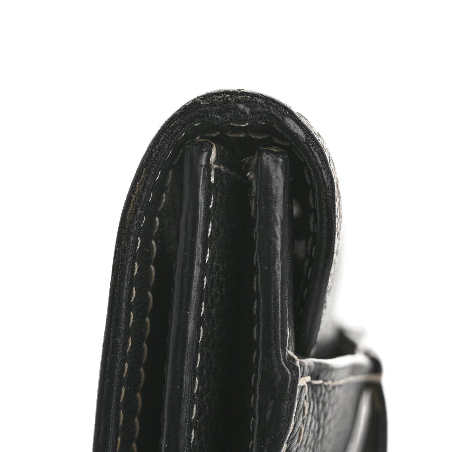 Christian Dior X KAWS Grained Calfskin Saddle Wristlet Black 11 of 13