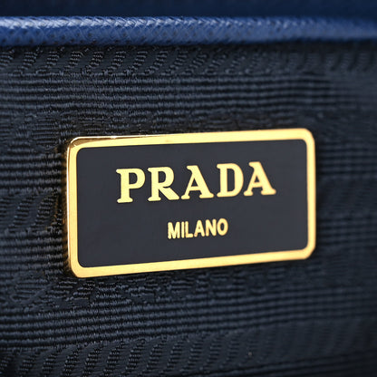 Prada Saffiano Large Galleria Double Zip Tote Bluette 8 of 12