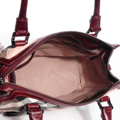 Burberry Nova Check Embossed Convertible Satchel 5 of 8