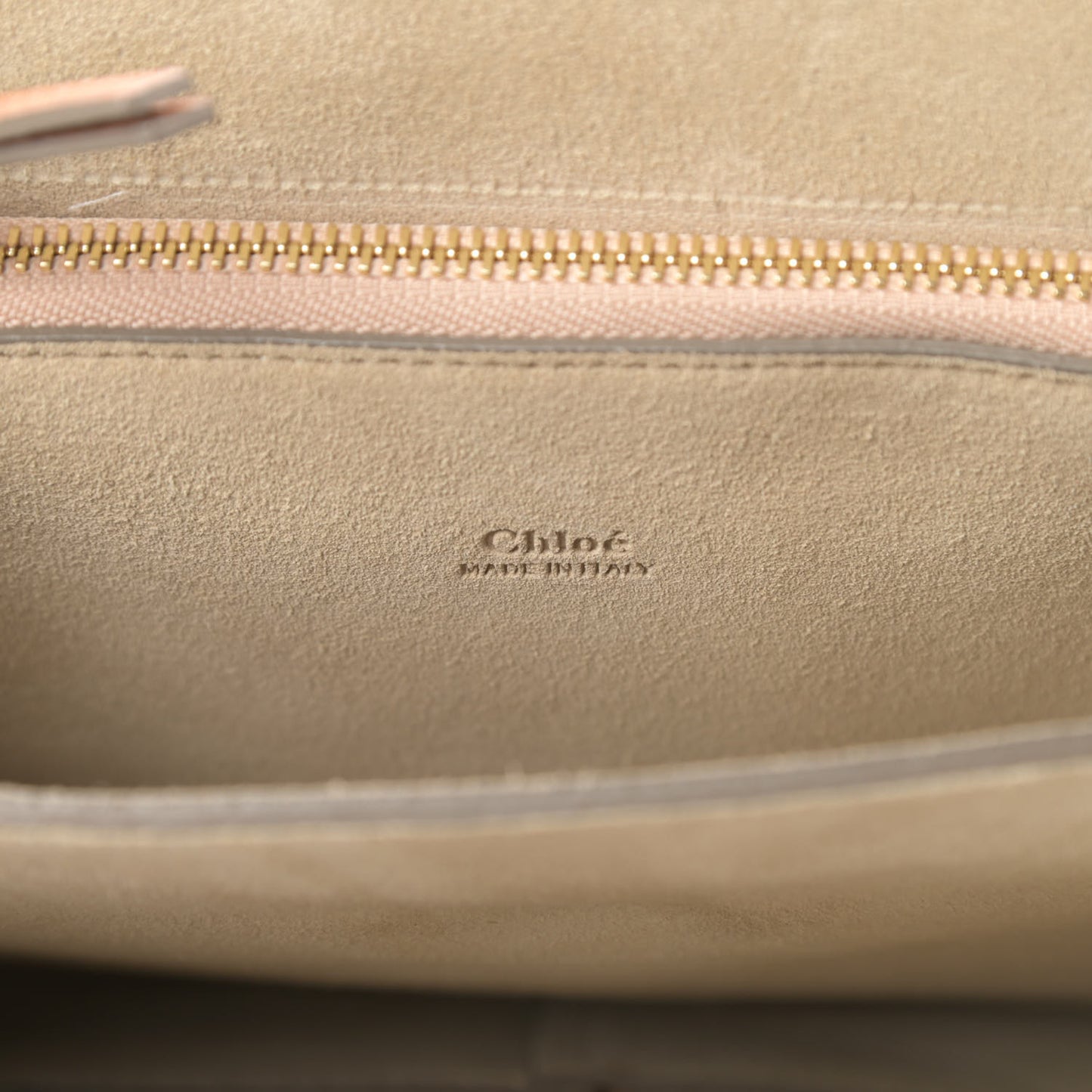 Grained Calfskin Smooth Lambskin Medium Faye Shoulder Bag Milky Coffee