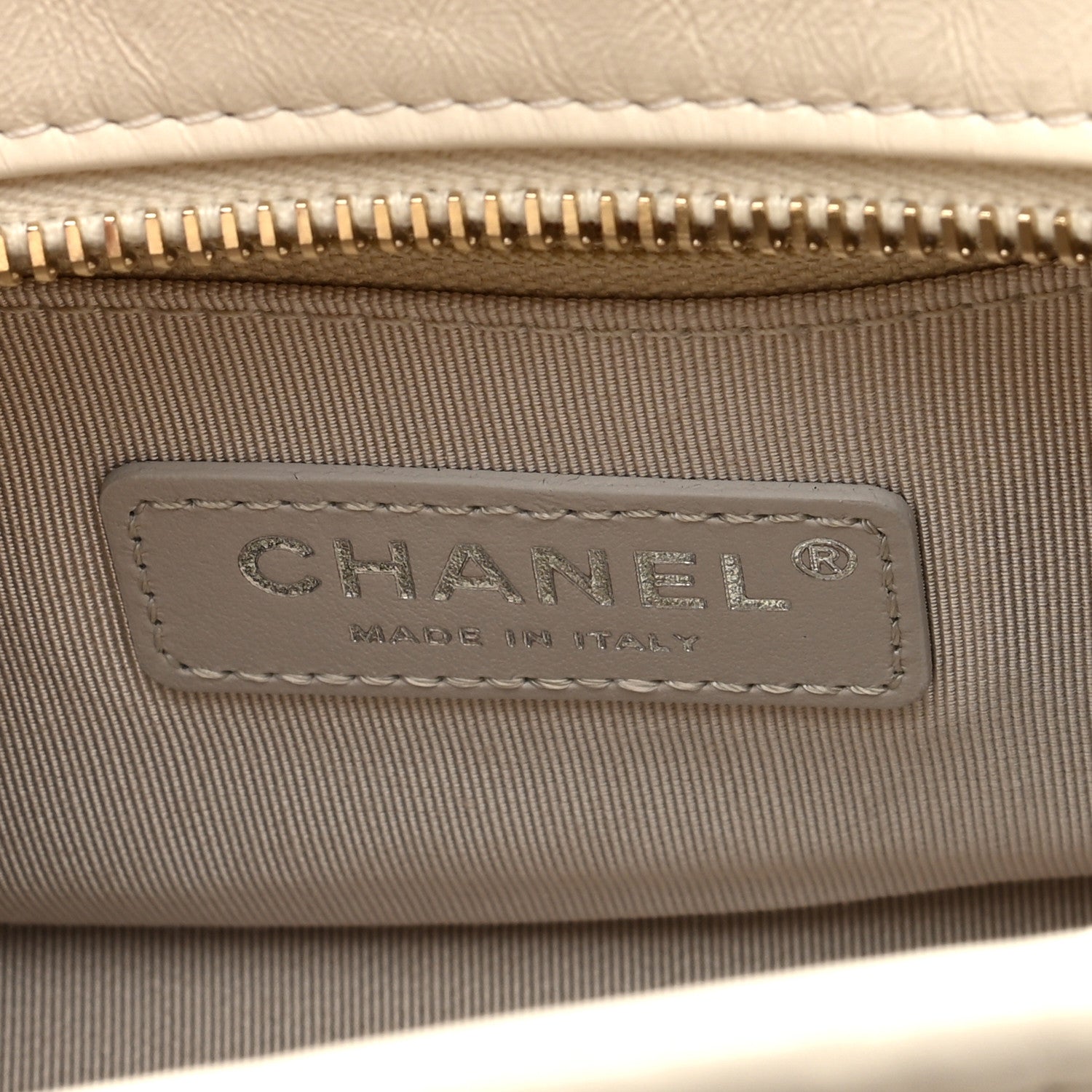 Chanel Tweed Calfskin Quilted Small Gabrielle Hobo Beige Ivory 6 of 10