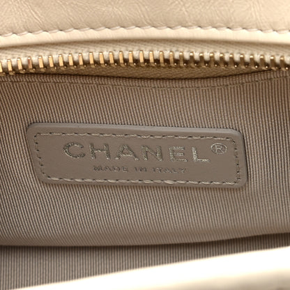 Chanel Tweed Calfskin Quilted Small Gabrielle Hobo Beige Ivory 6 of 10