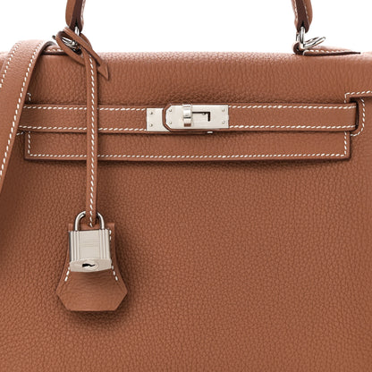 Hermes Togo Kelly Retourne 25 Gold 8 of 11