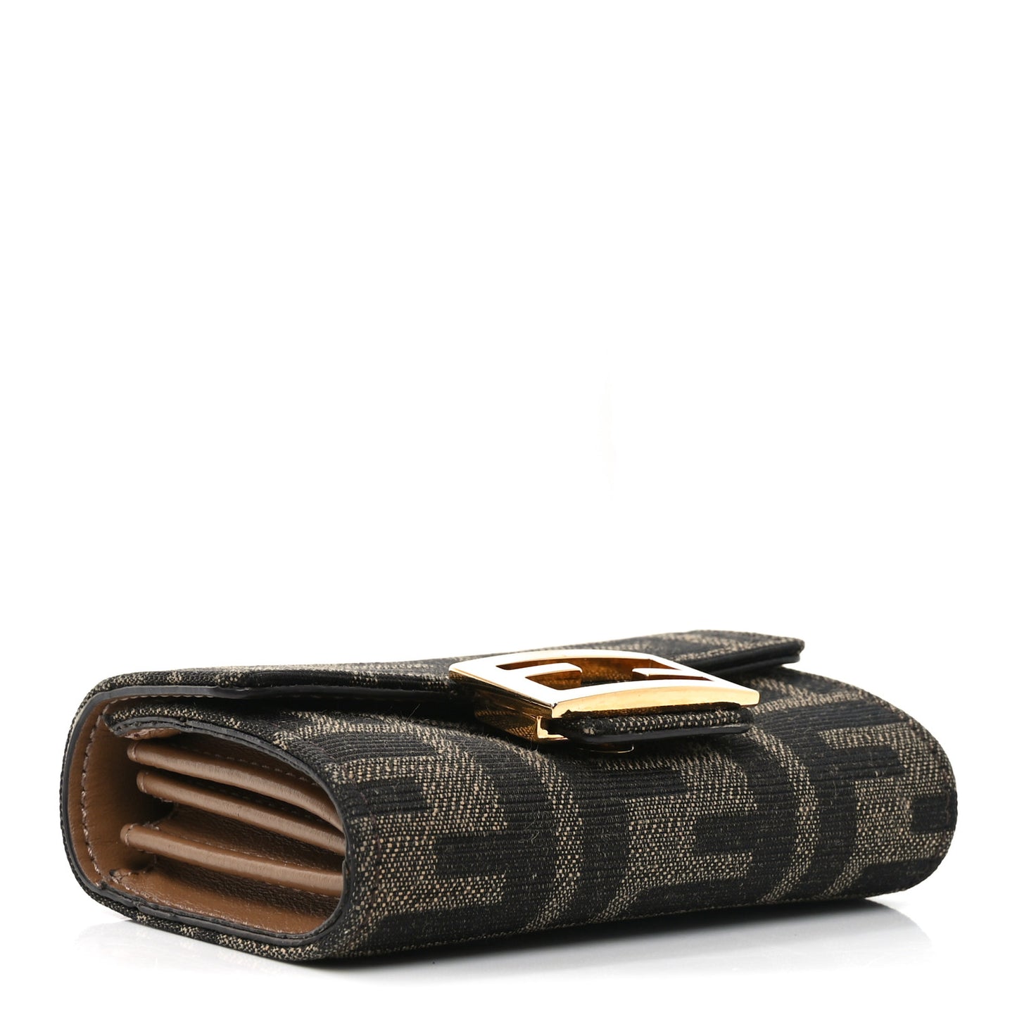 Fabric Jacquard FF 1974 Flap Card Holder Tobacco Moro