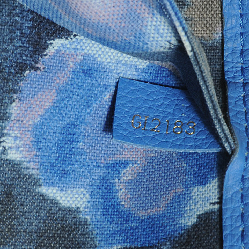 Louis Vuitton Monogram Articles de Voyage Ikat Neverfull MM Grand Blue 7 of 7