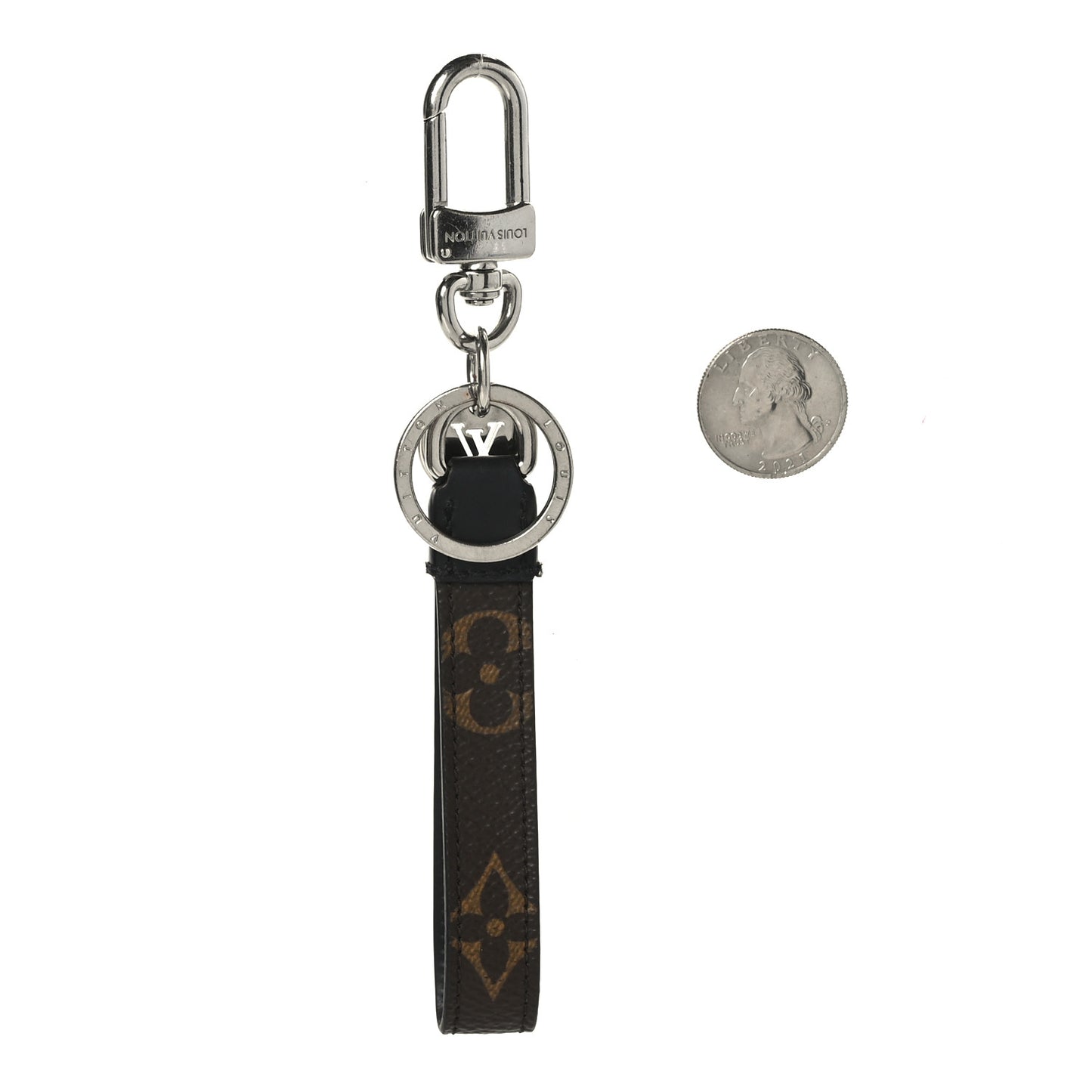 Monogram Slim Dragonne Bag Charm Key Holder