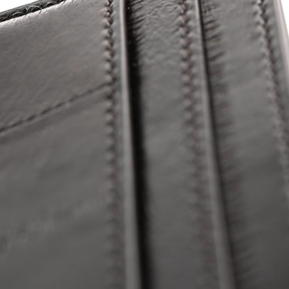 Saint Laurent Eel Credit Card Case Chestnut 8 of 9