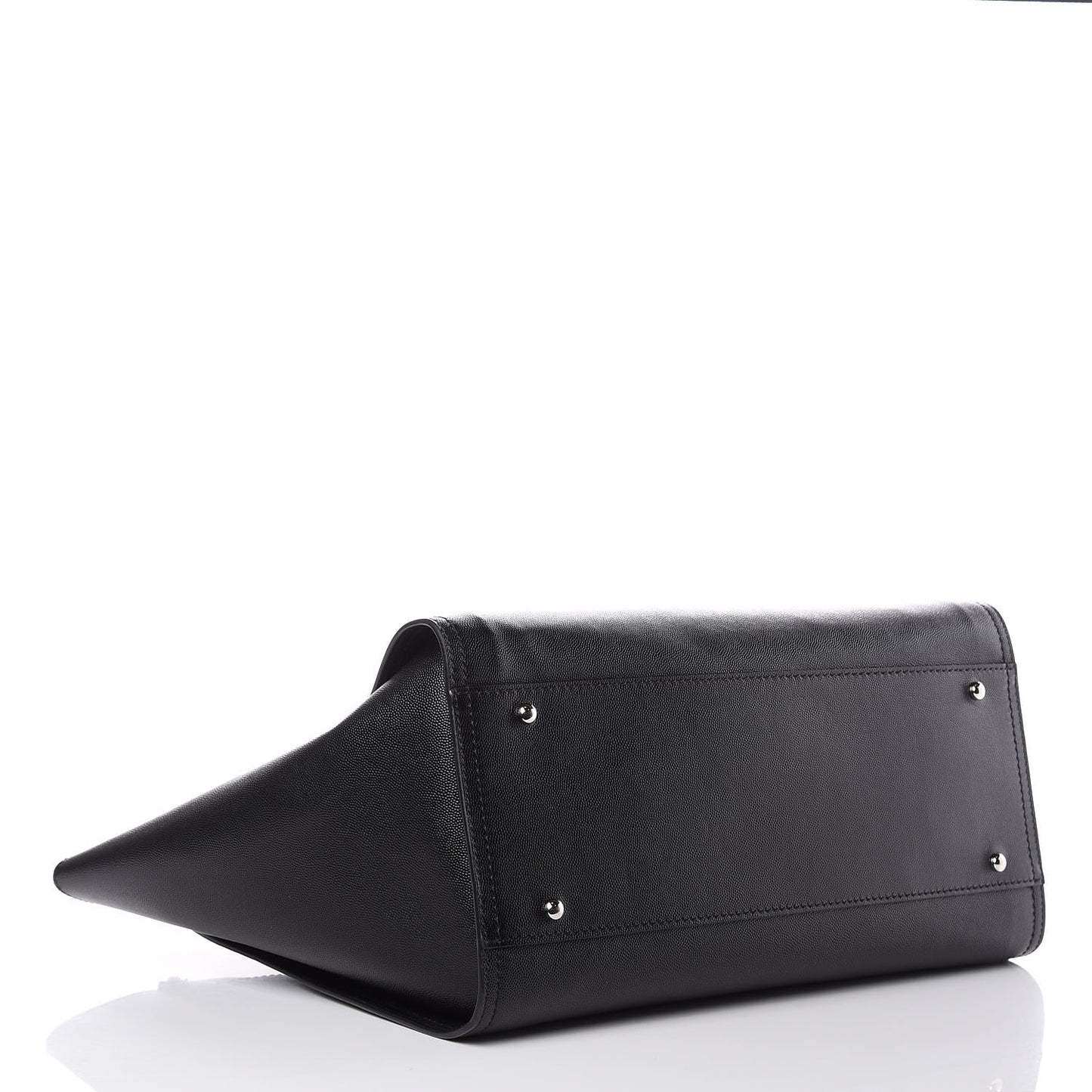 Caviar Large Studded Deauville Tote Black