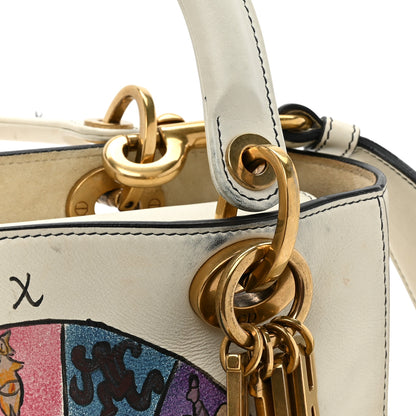 Christian Dior Calfskin Wheel of Fortune Medium Lady Dior Off White 20 of 20