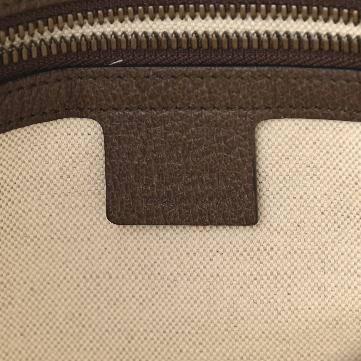 GG Supreme Monogram Web Small Ophidia Messenger Bag Brown