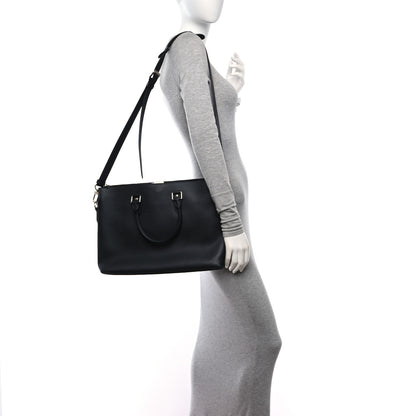 Louis Vuitton Taiga Anton Soft Briefcase Black 2 of 10