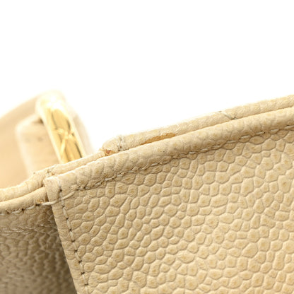 Chanel Caviar Quilted Envelope Flap Crossbody Light Beige 17 of 21