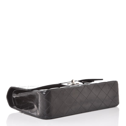 Chanel Patent Quilted Medium Double Flap Black 5 of 15