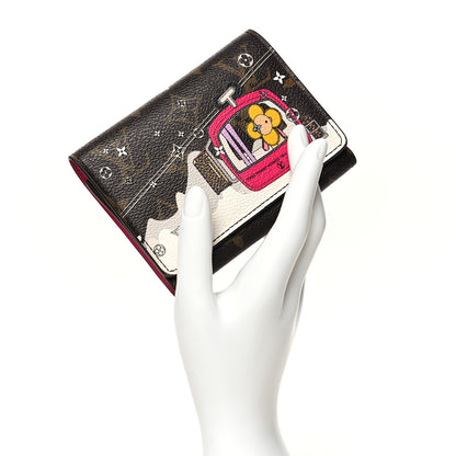 Louis Vuitton Monogram 2019 Christmas Animation Victorine Wallet Fuchsia 2 of 11