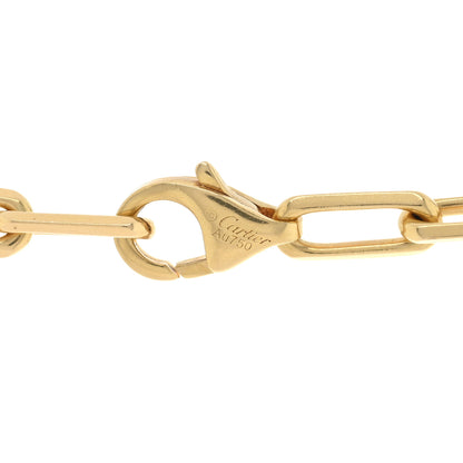 Cartier 18K Yellow Gold SM Santos De Cartier Link Necklace 22" 4 of 4