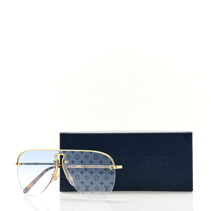 Louis Vuitton Grease Mask Sunglasses Z1470U Blue 7 of 7