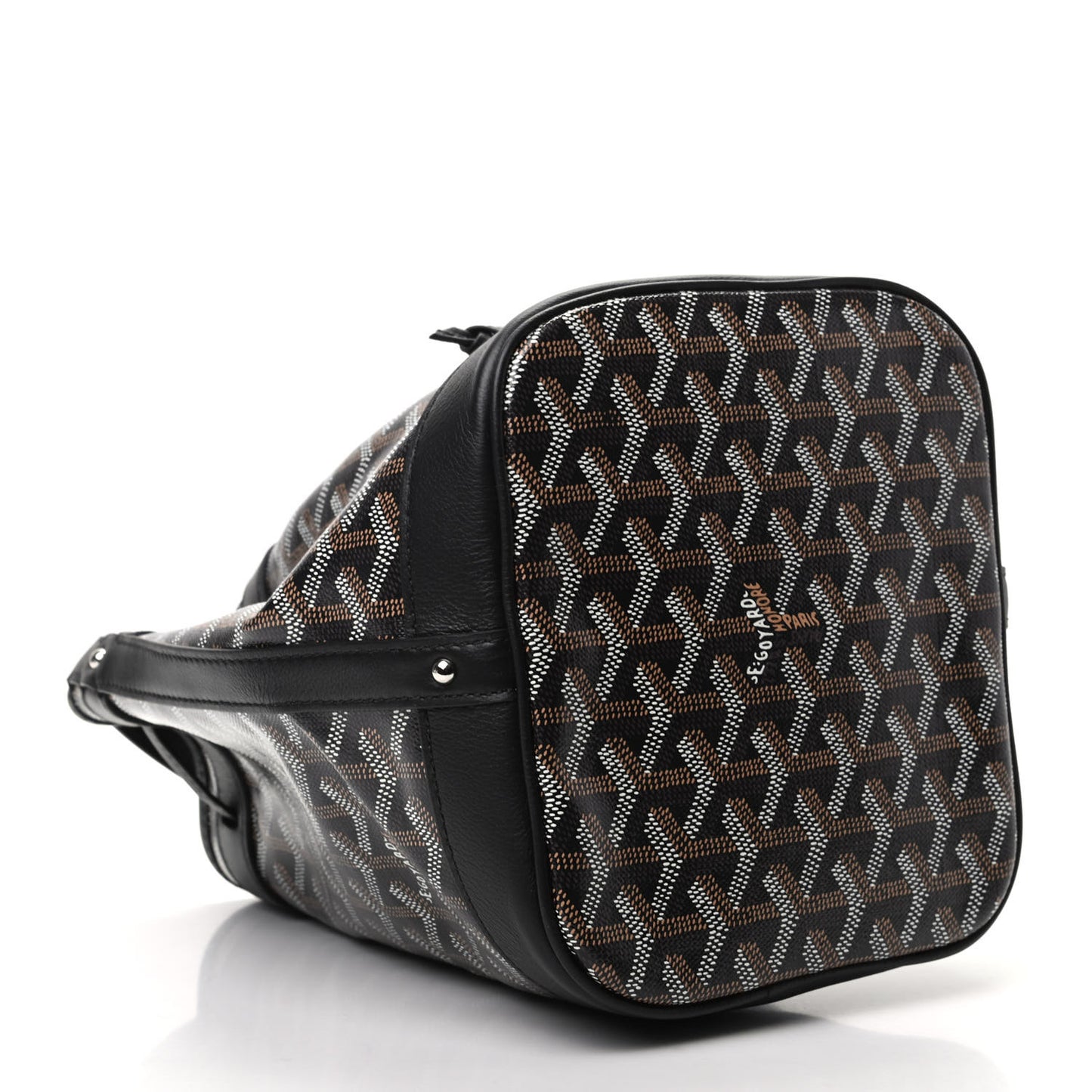 Goyardine Petit Flot Bucket Bag PM Black