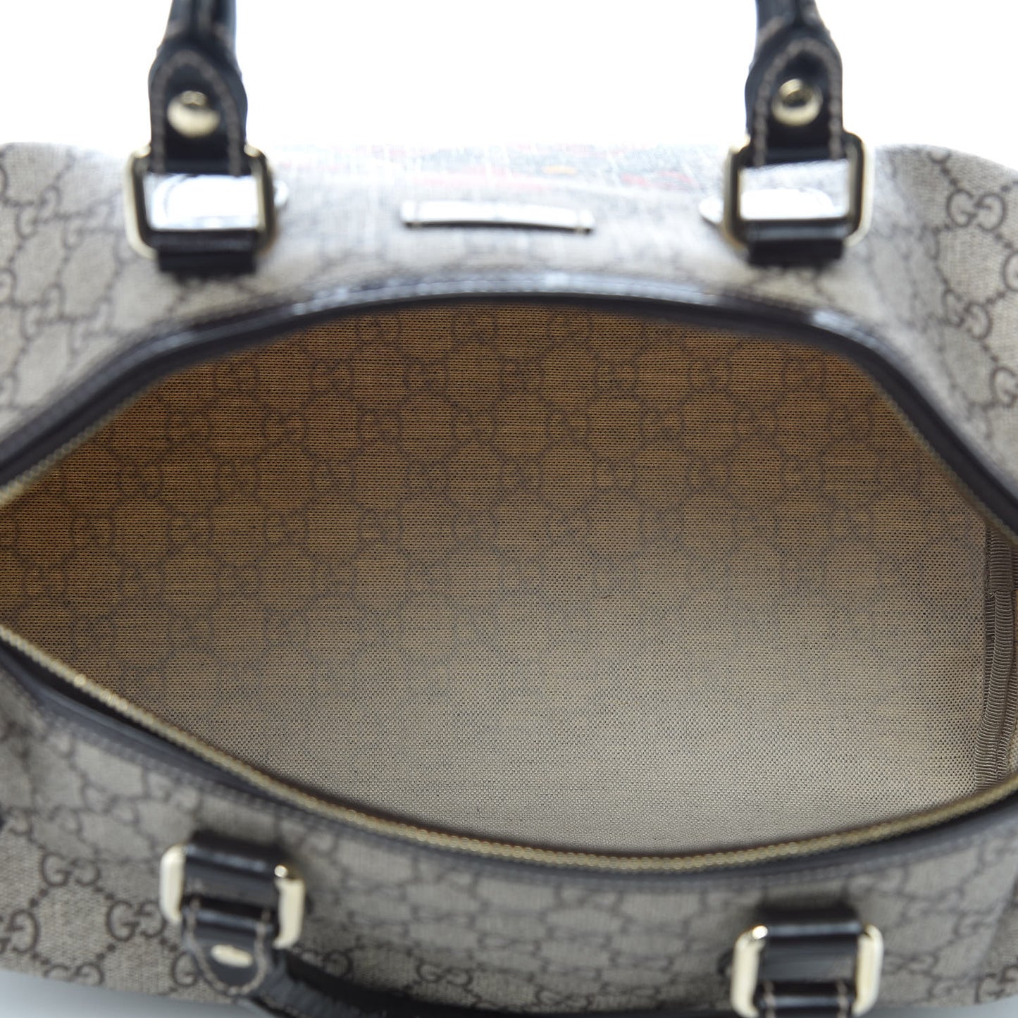 GG Plus Monogram Tattoo Heart Medium Joy Boston Dark Brown