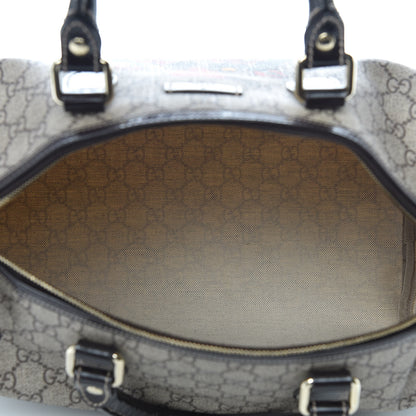 Gucci GG Plus Monogram Tattoo Heart Medium Joy Boston Dark Brown 7 of 13