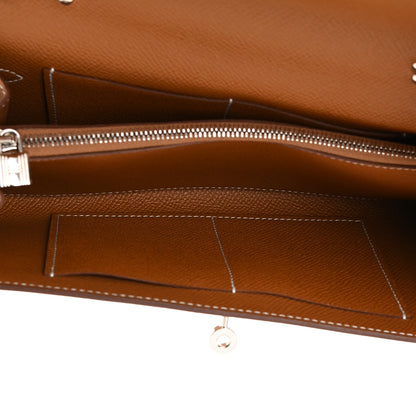 Hermes Epsom Kelly Wallet To Go Gold 5 of 12