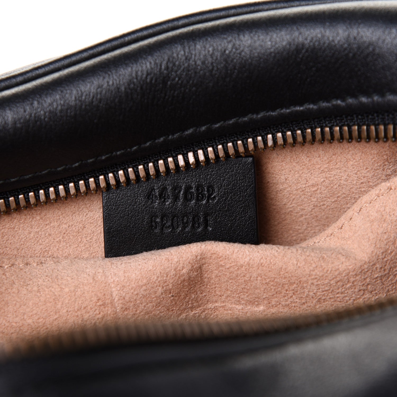 Gucci Calfskin Matelasse Small GG Marmont Chain Shoulder Bag Black 8 of 11