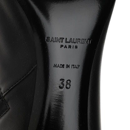 Saint Laurent Nappa Vendome Loulou Ankle Zip Boot 38 Black 6 of 8