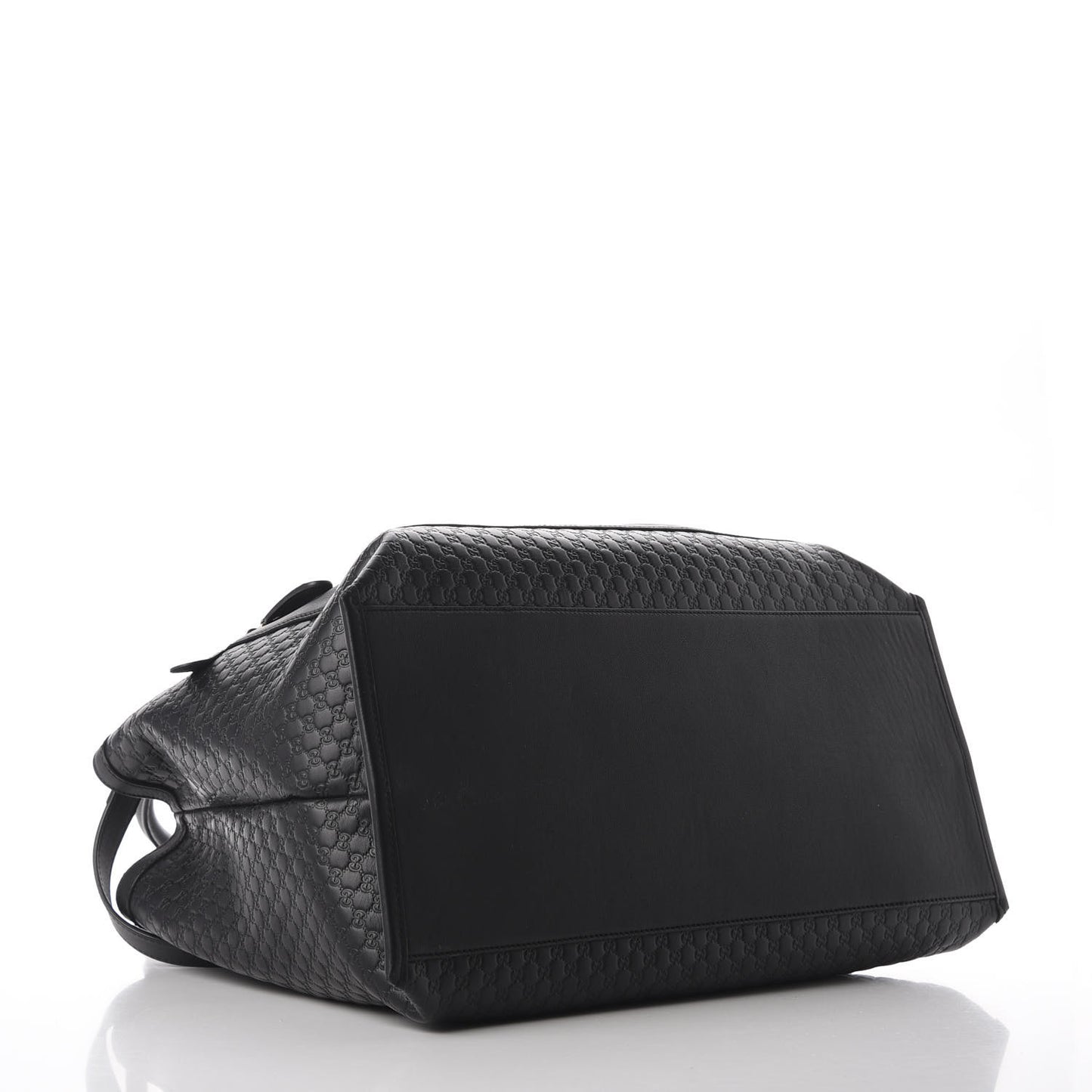 Soft Microguccissima Large Tote Black