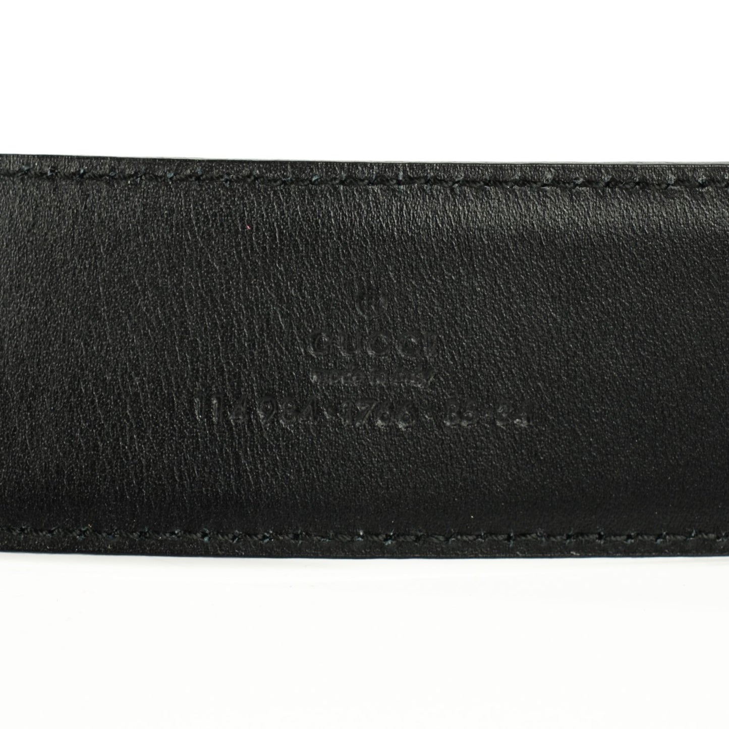 Guccissima Interlocking G Belt Black 85 34