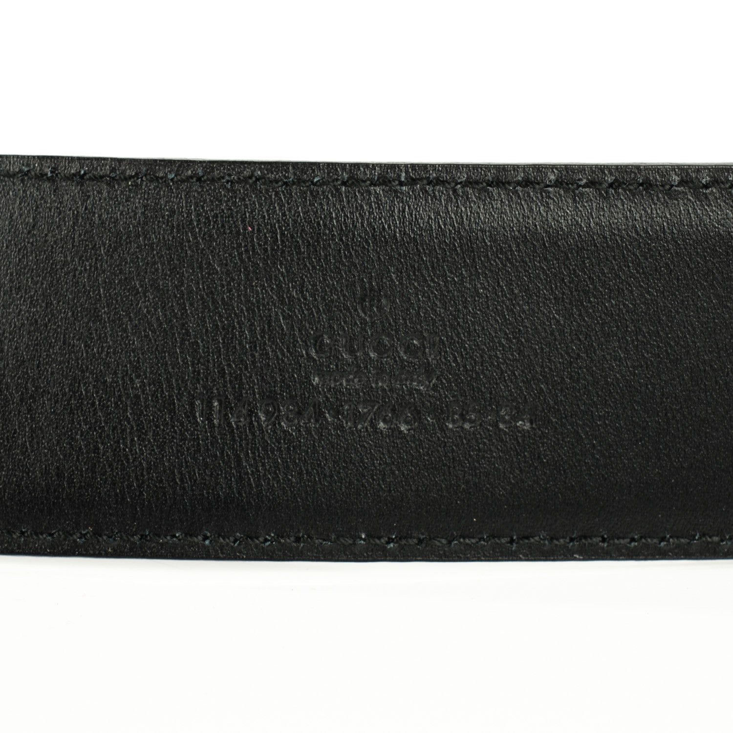 Gucci Guccissima Interlocking G Belt Black 85 34 6 of 8
