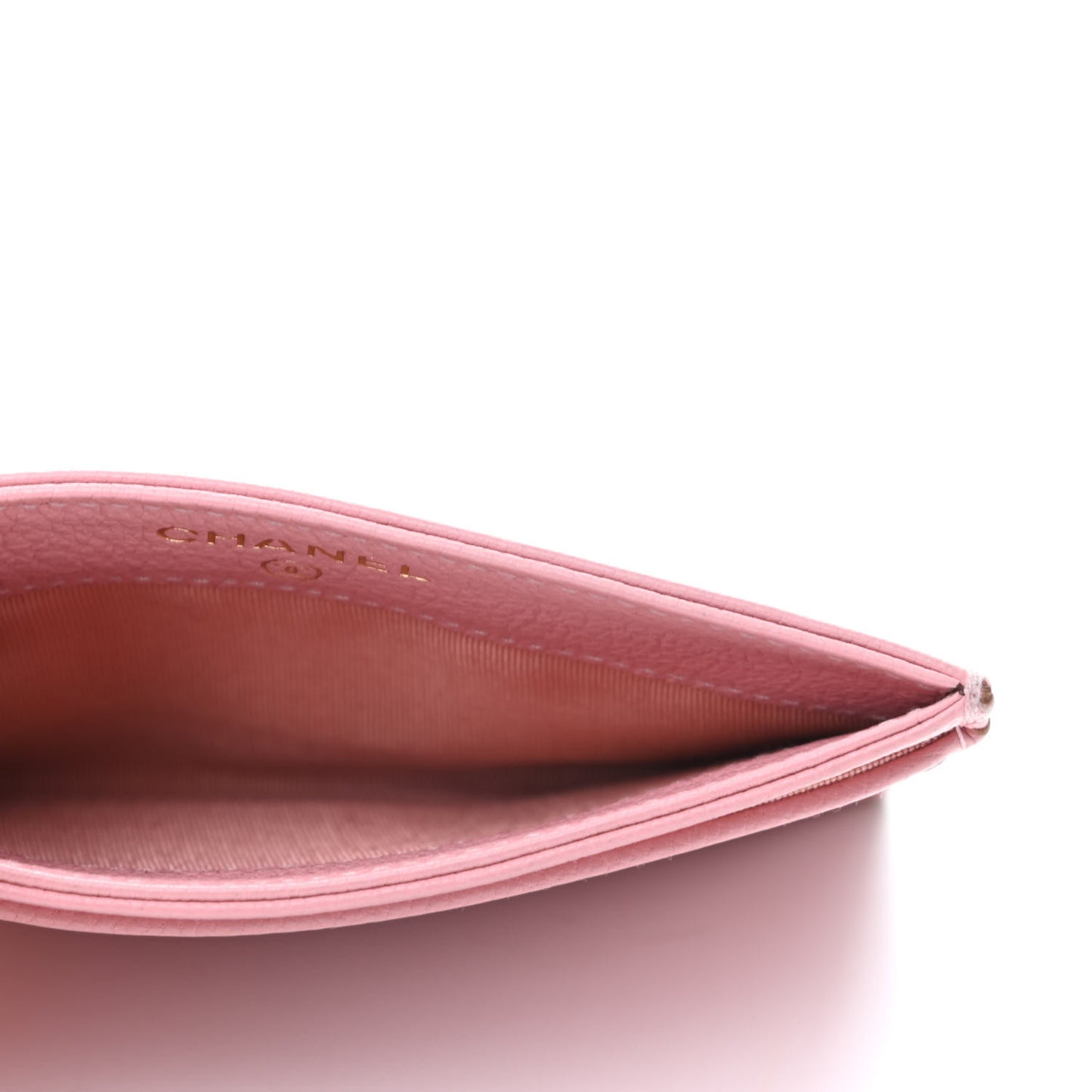 Goatskin Timeless CC Card Holder Light Pink