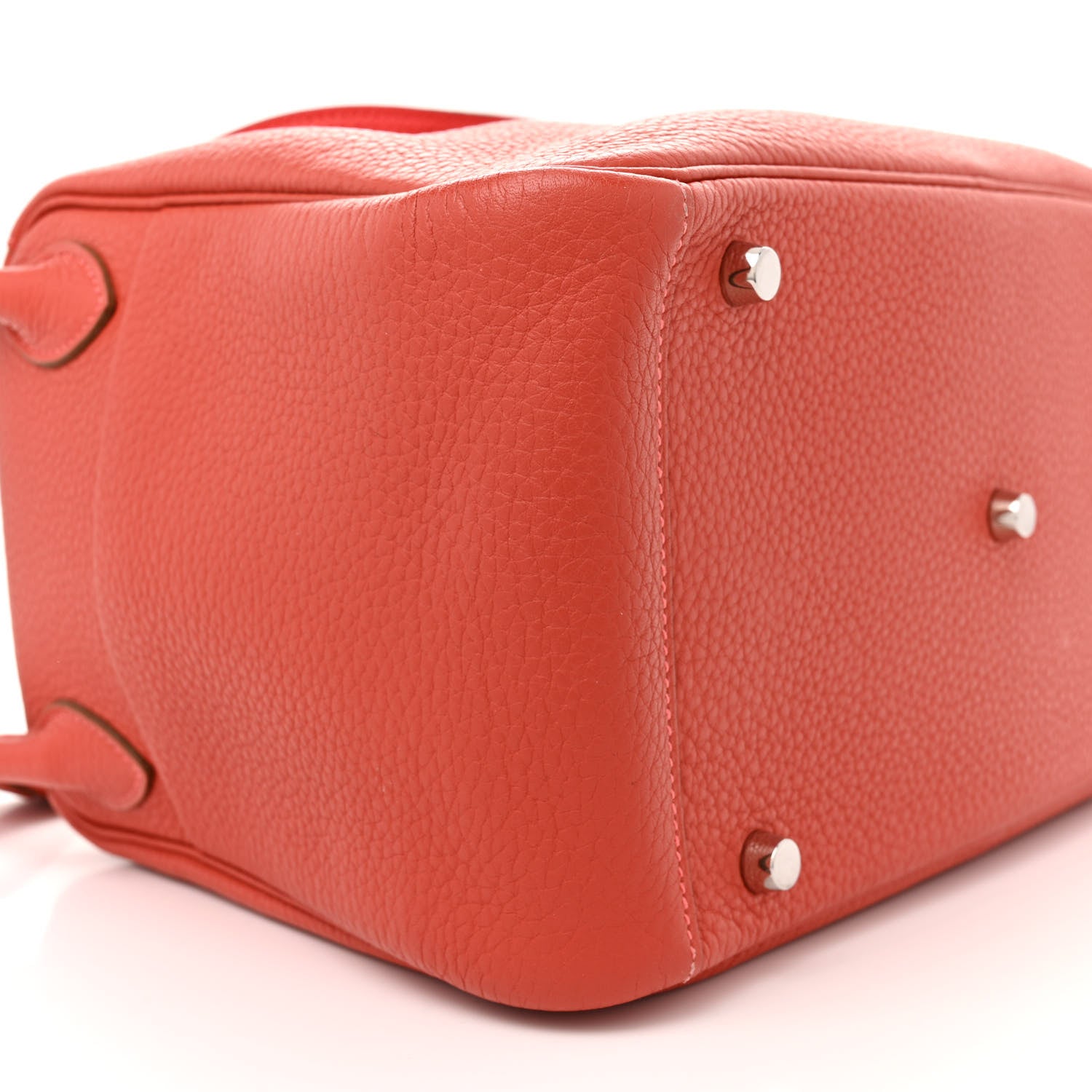 Hermes Taurillon Clemence Verso Lindy 30 Rouge Pivoine Rose Jaipur 9 of 11