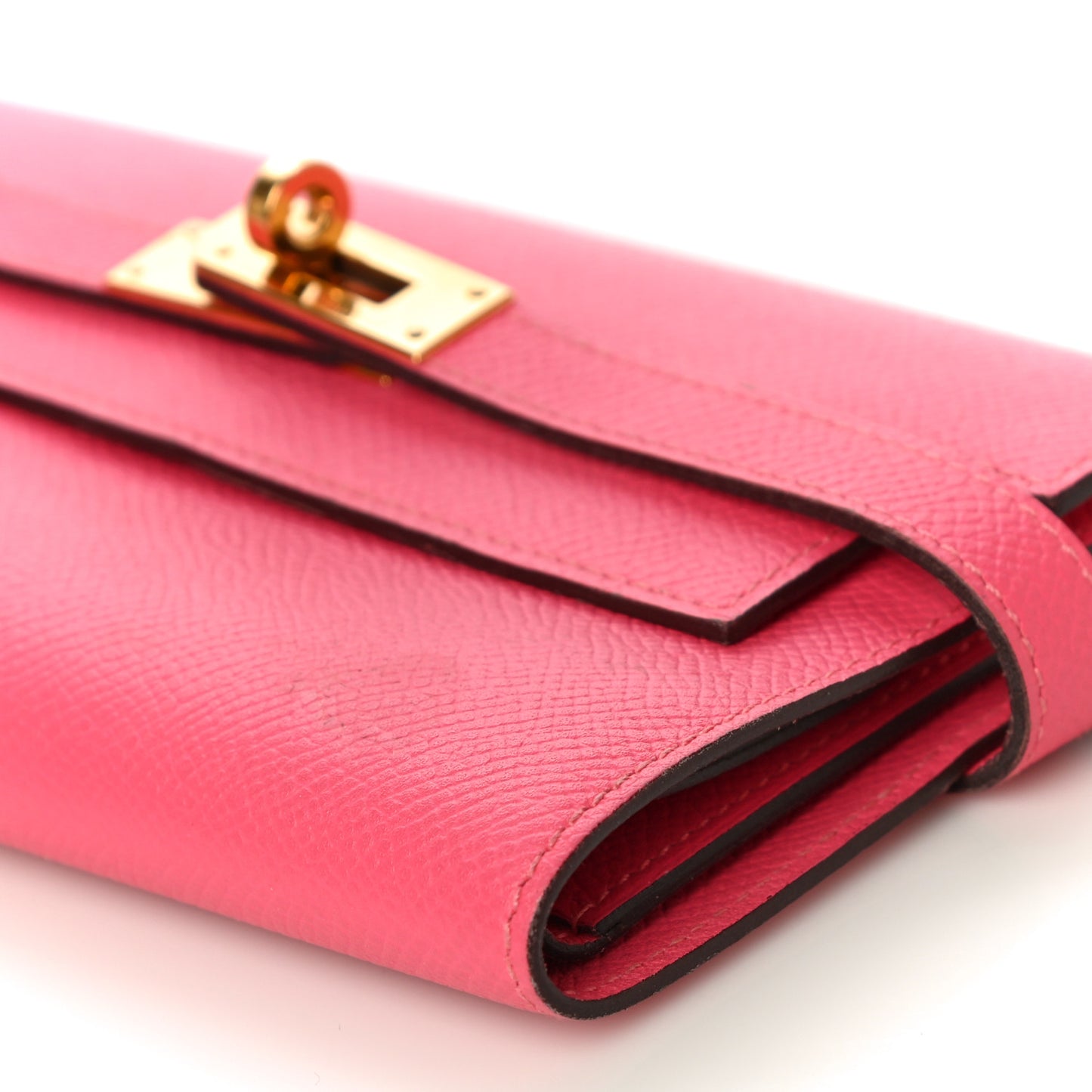 Epsom Medium Kelly Wallet Rose Extreme