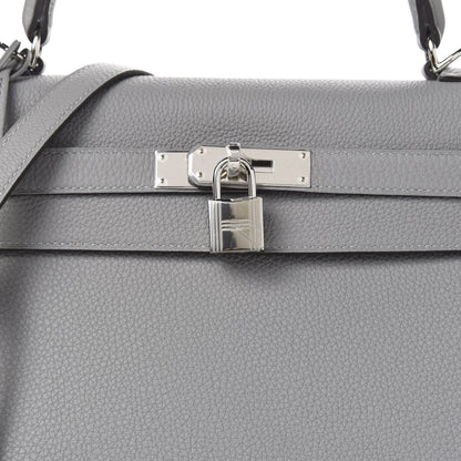 Hermes Togo Kelly Retourne 32 Gris Mouette 10 of 12
