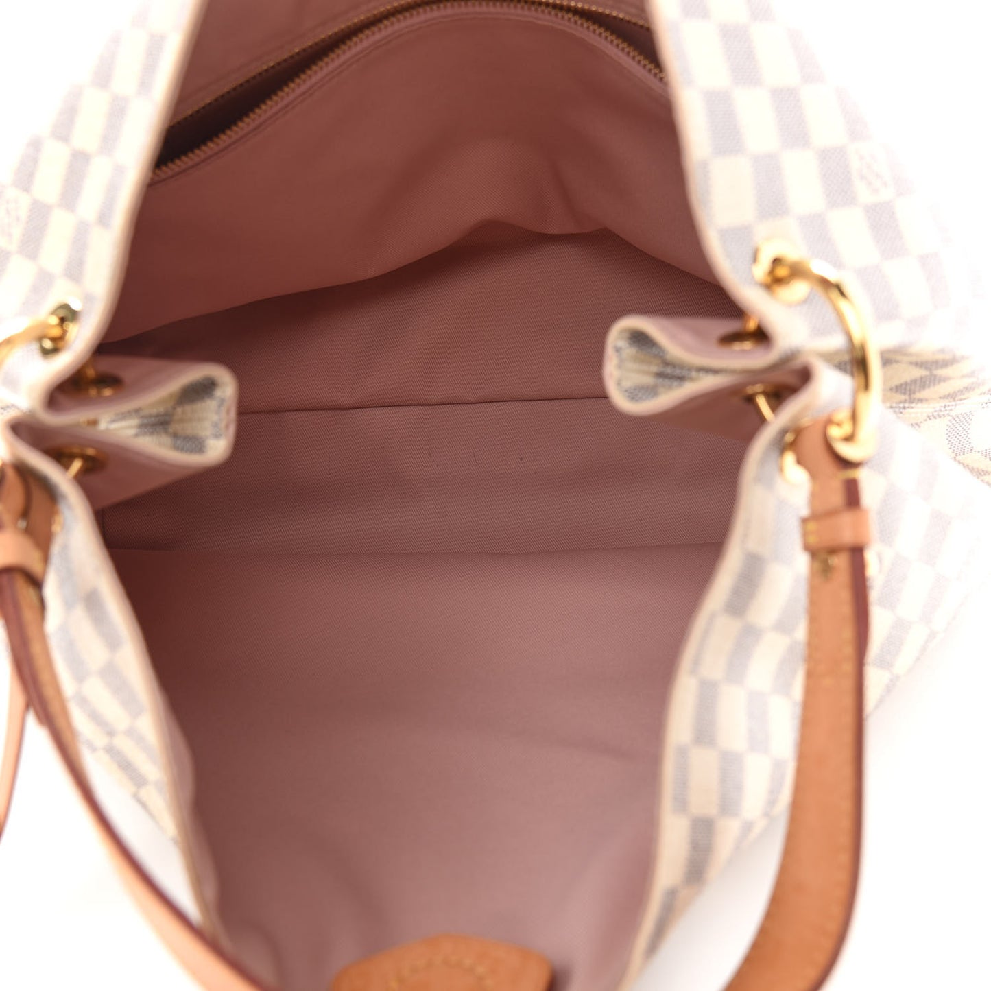 Damier Azur Graceful MM Rose Ballerine