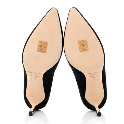 Jimmy Choo Suede Romy 85 Pumps 41 Black 5 of 9