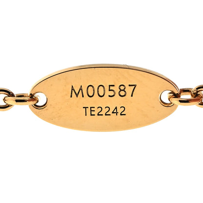 Louis Vuitton Metal Crystal LV Iconic Bracelet Gold 6 of 6