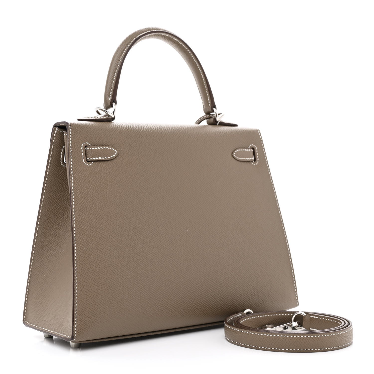 Hermes Epsom Kelly Sellier 25 Etoupe 3 of 15