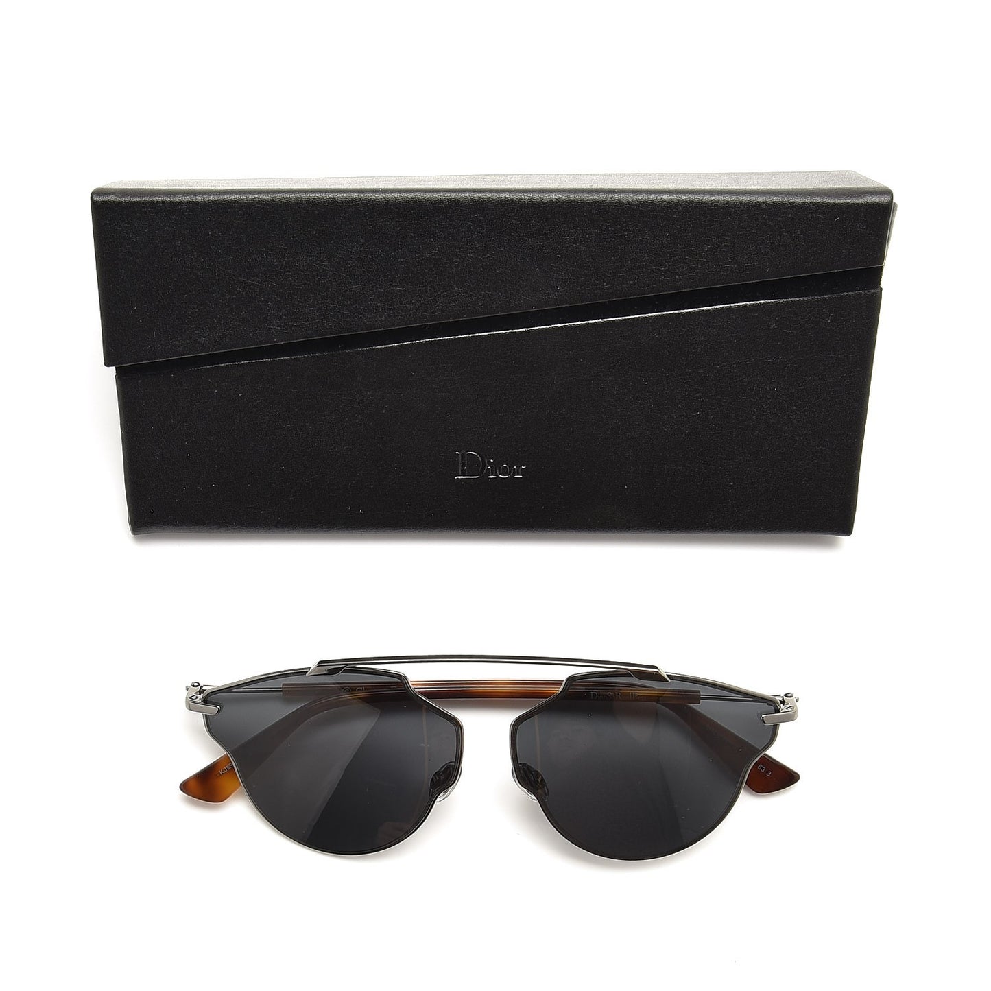 So Real Pop Sunglasses Dark Ruthenium Grey Havana