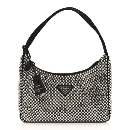Prada Satin Crystal Mini Re-Edition 2000 Bag Cristal 1 of 10