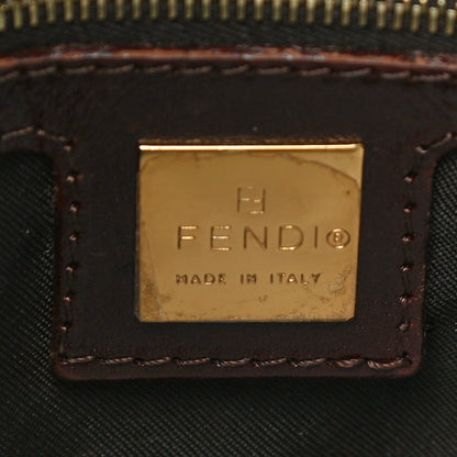 Fendi Vinyl Zucchino Baguette Tobacco 5 of 16
