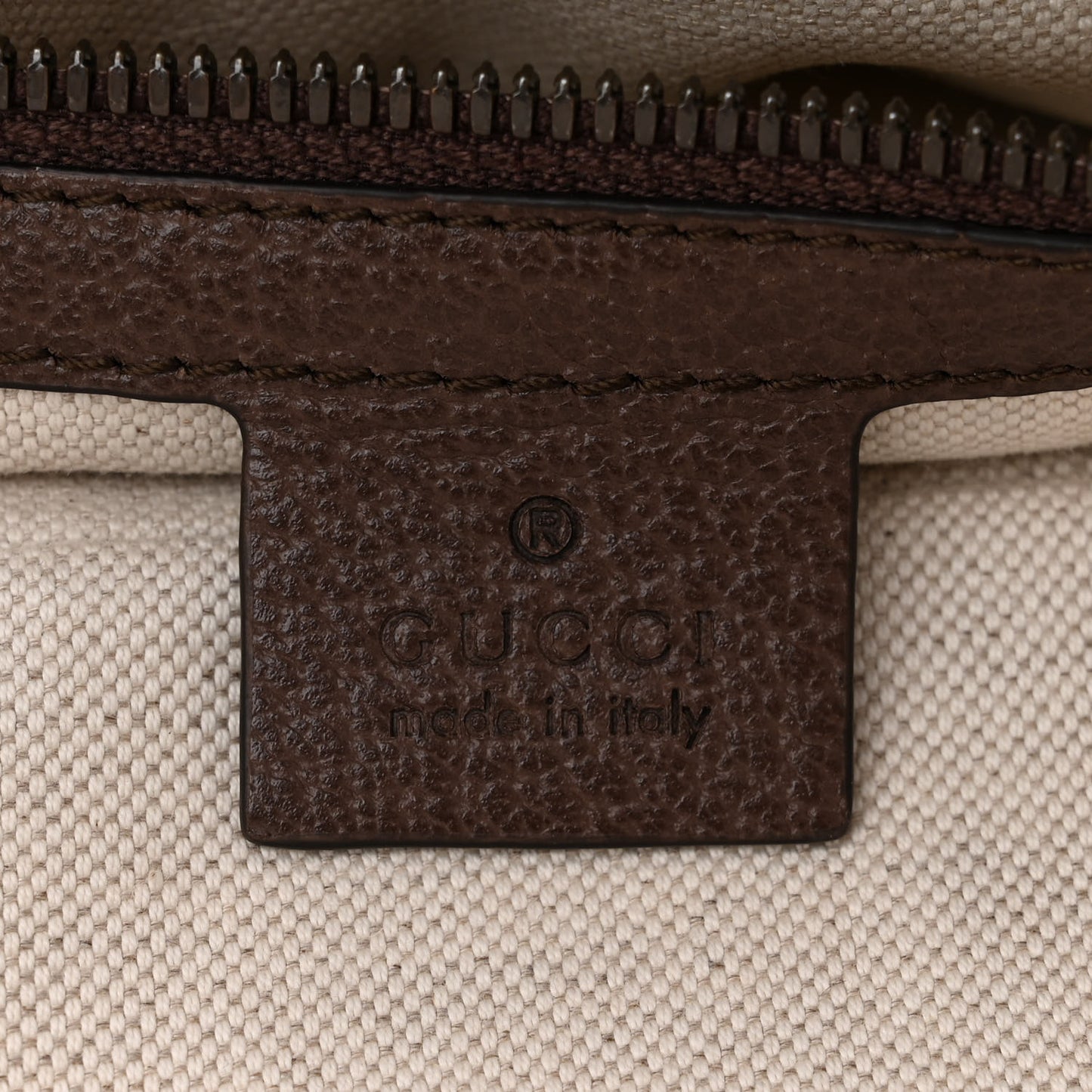 GG Supreme Monogram Medium Ophidia Day Backpack Brown