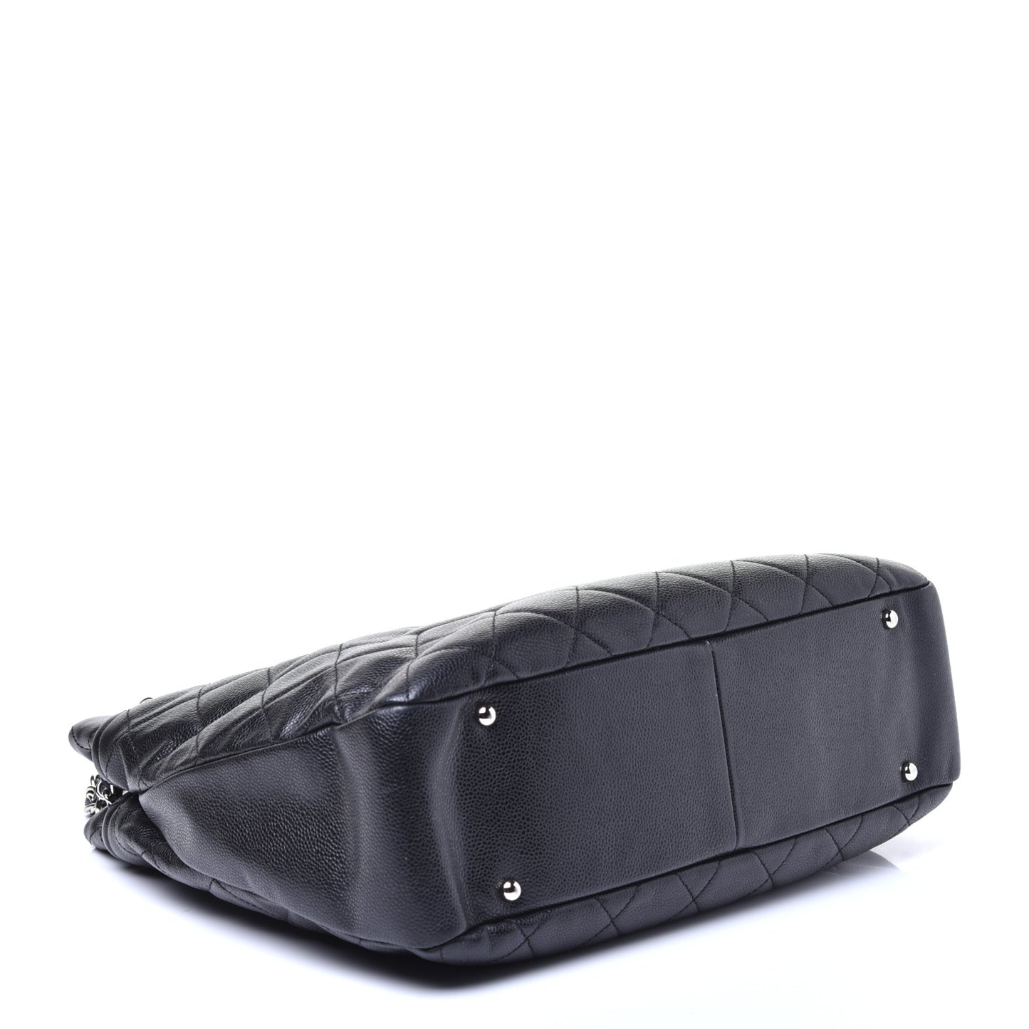 Caviar Quilted Timeless CC Soft Tote Black
