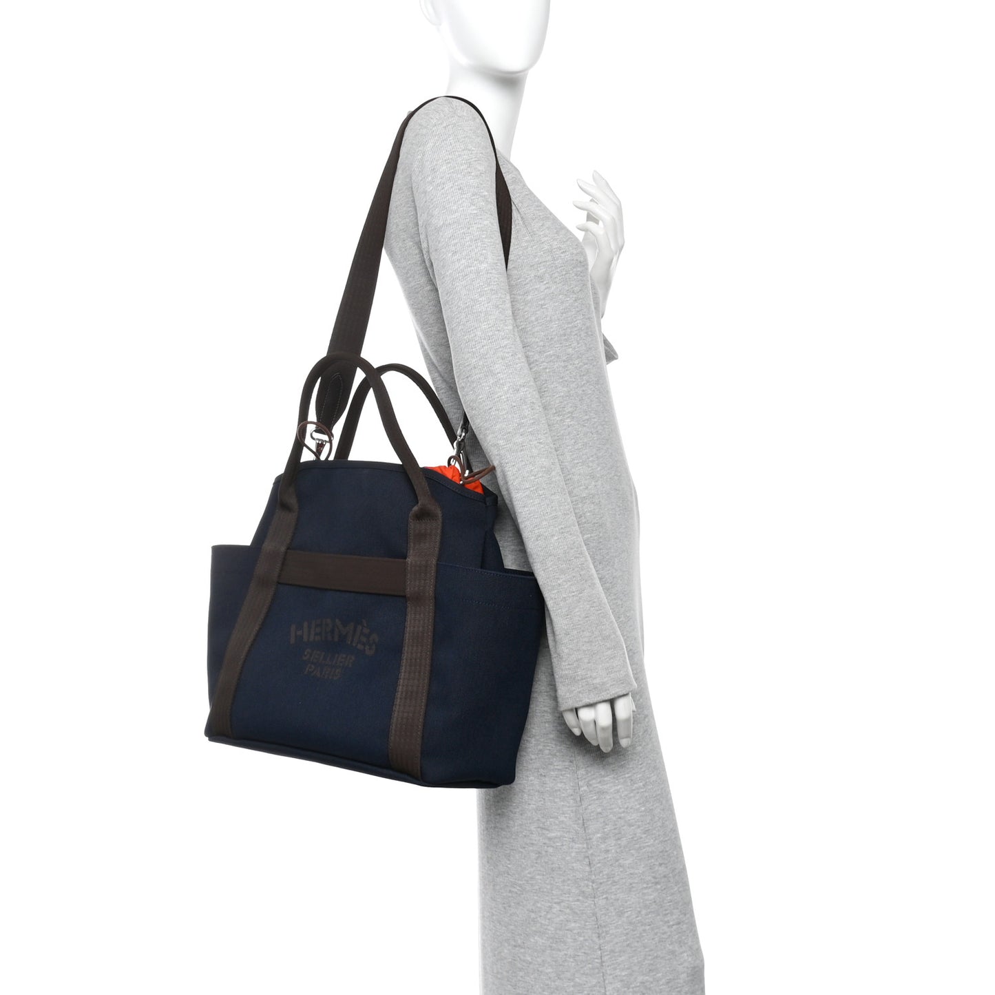 Canvas The Grooming Bag Bleu Navy Feu